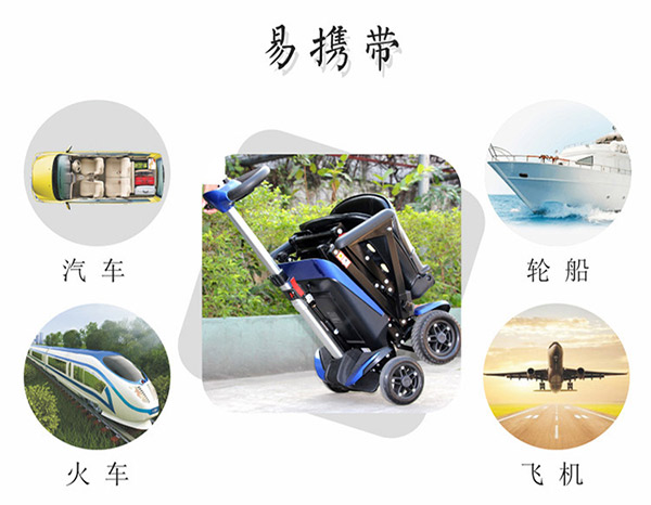 舒萊適S3021遙控折疊代步車