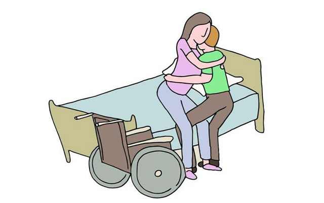 癱患病人床與輪椅間的轉(zhuǎn)移技巧