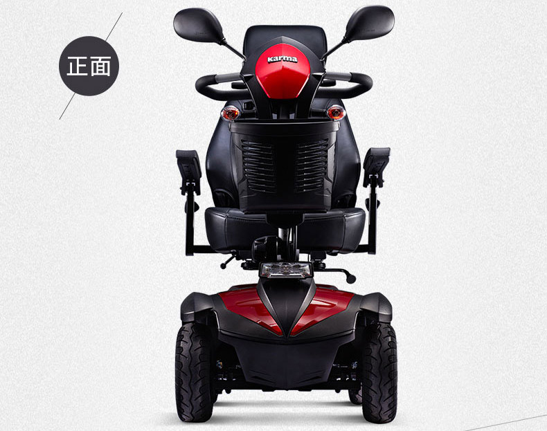 康揚(yáng)電動(dòng)輪椅代步車KS600正面實(shí)拍圖片