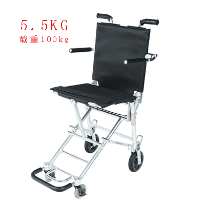 中進輪椅NA207超輕5.5kg折疊老人殘疾人可上飛機輪椅車