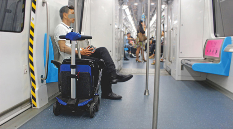 舒樂適3021遙控折疊便攜式代步車