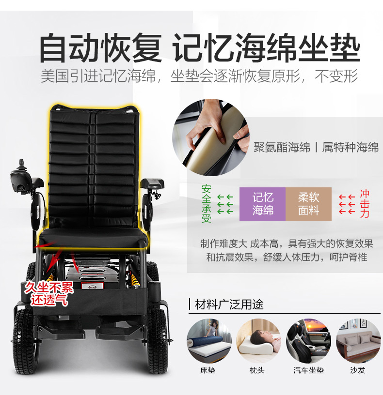 斯維馳SW1102C電動(dòng)輪椅坐墊