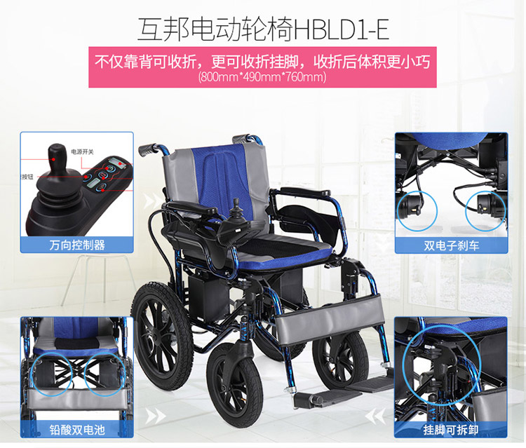 互幫電動輪椅HBLD1-E