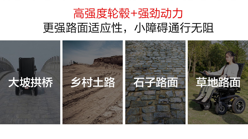 斯維馳SW1102C電動(dòng)輪椅不同路況均可輕松應(yīng)對(duì)