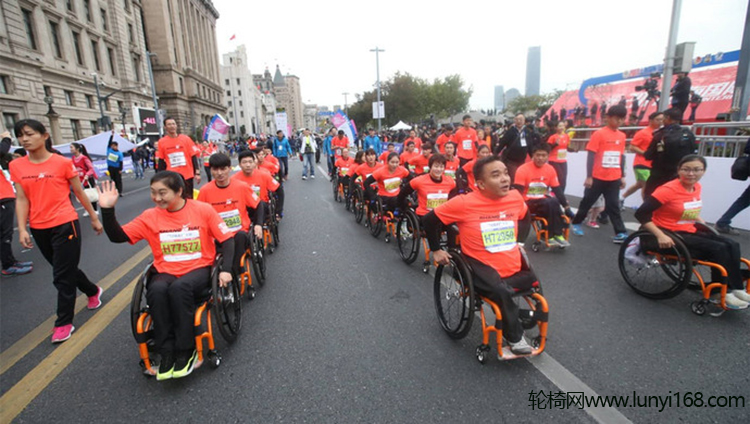 上海馬拉松首次開放輪椅跑