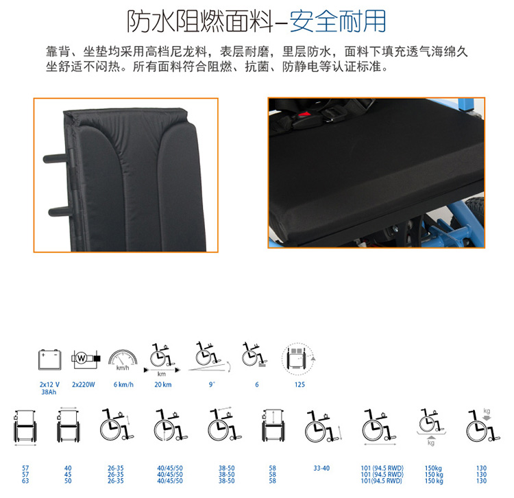 衛(wèi)美恒Navix可升降電動(dòng)輪椅