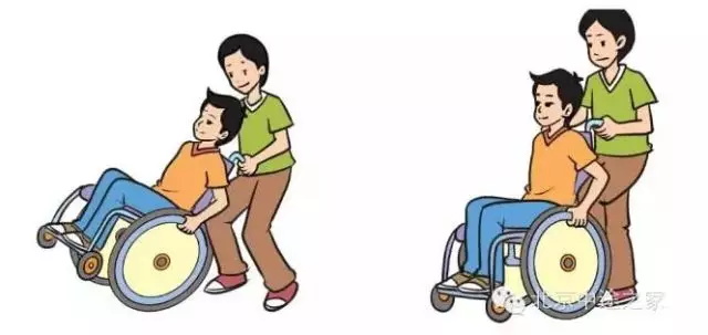 手推輪椅的使用技巧